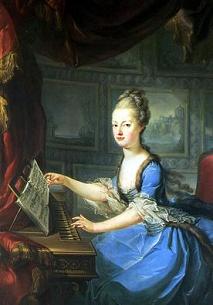 Marie Antoinette, painted by Franz Xaver Wagenschön, shortly after her marriage in 1770
