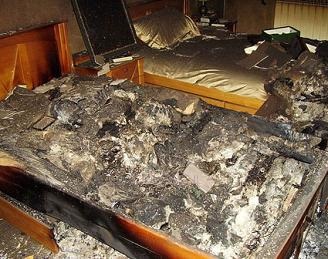 arson at rabbi's home in Ukraine