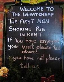 I'm spreading the word. The Wheatsheaf is a very cute 15th century thatched-roof pub in Southfleet (just outside Longfield). I  highly recommend it. I hear their ploughman's lunch is HUGE. 