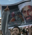 Palestinian Sunni Muslim fundamentalists hold up images of Osama bin Laden during a protest in Gaza city on May 7, 2011, denouncing the U.S. Navy SEALs operation in which bin Laden was killed in the city of Abbottabad in northeastern Pakistan on May 2.