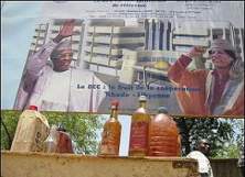 Despite living in a country that produces more than 160,000 barrels of oil a day, most Chadians buy their gasoline from sellers who store it in used soda and liquor bottles.