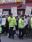 Muslims protesting against Jyllands-Poster and the 'Satanic Cartoons' saga in London