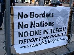 protests in Ireland against immigration policies