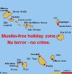 map cape verde muslim free zone