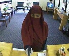 Hijab Wearing Bank Robber In N.C.