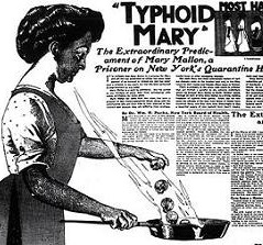 Part of the New York American article of June 20, 1909, which first identified Mary Mallon as 'Typhoid Mary'