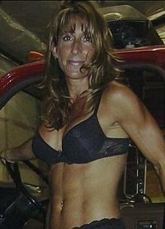 Oregon Mayor Carmen Kontur Gronquist lingerie photos posing on fire truck
