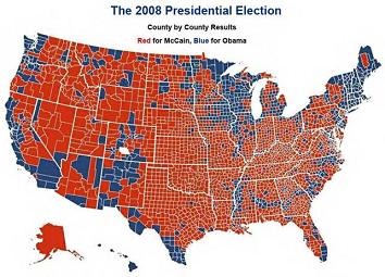 2008 election map