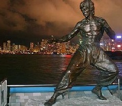 Bruce Lee statue hong kong