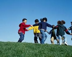 children playing