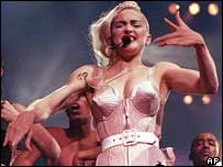 madonna pointy bra blond ambition
