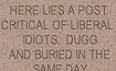 liberal idiots run digg