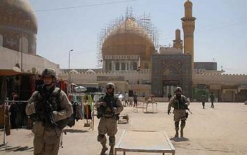 golden-domed mosque at Samarra - before attack