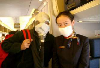 gas man on plane