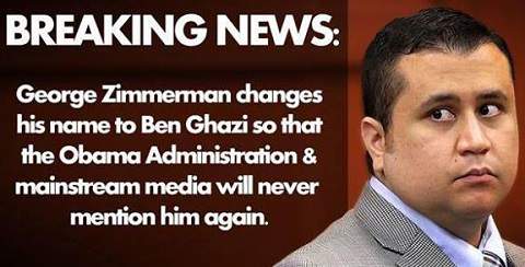 George Zimmerman changes name to ben ghazi