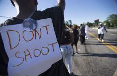 clueless protesters in the michael brown shooting